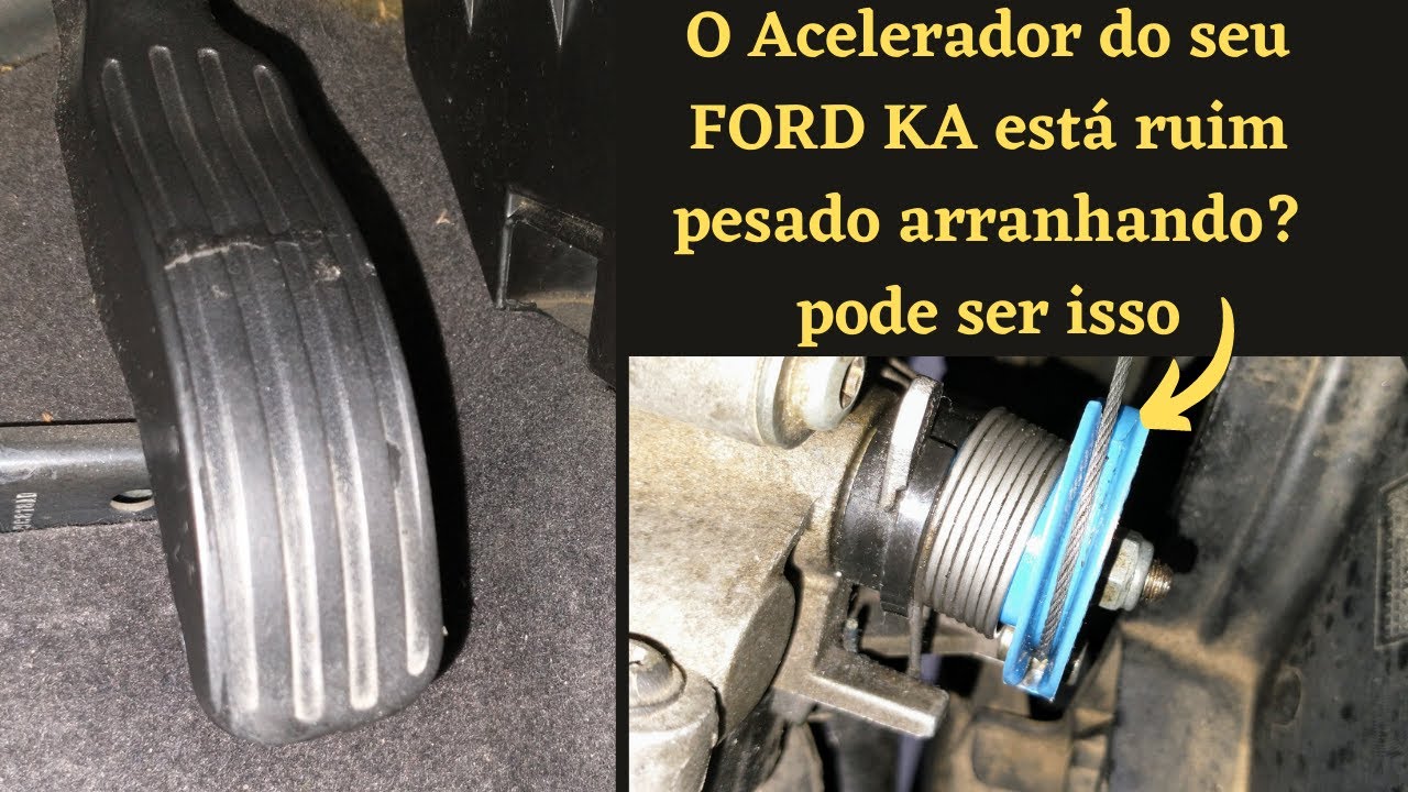 COMO DEIXAR PEDAL DO ACELERADOR DO SEU CARRO MAIS LEVE! FORD KA