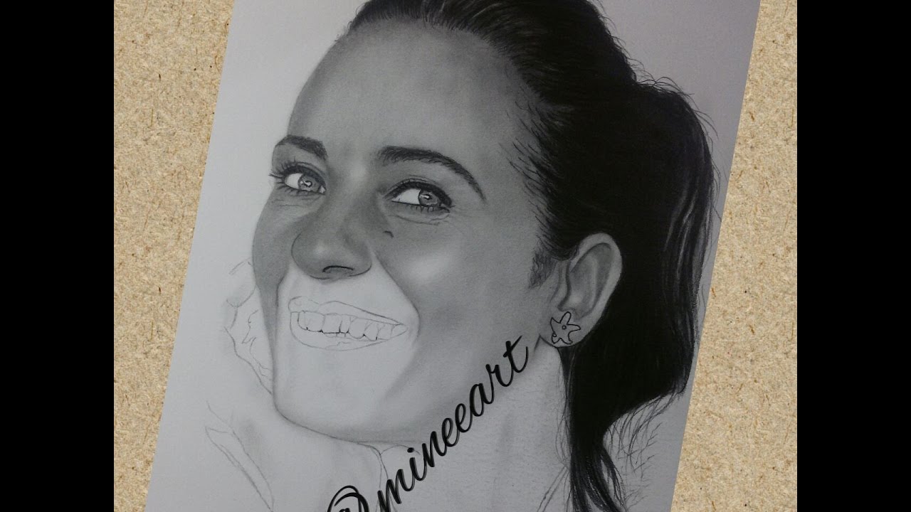 karakalem portre &ccedil;izim Tutorial / How to draw realistic / Portrait