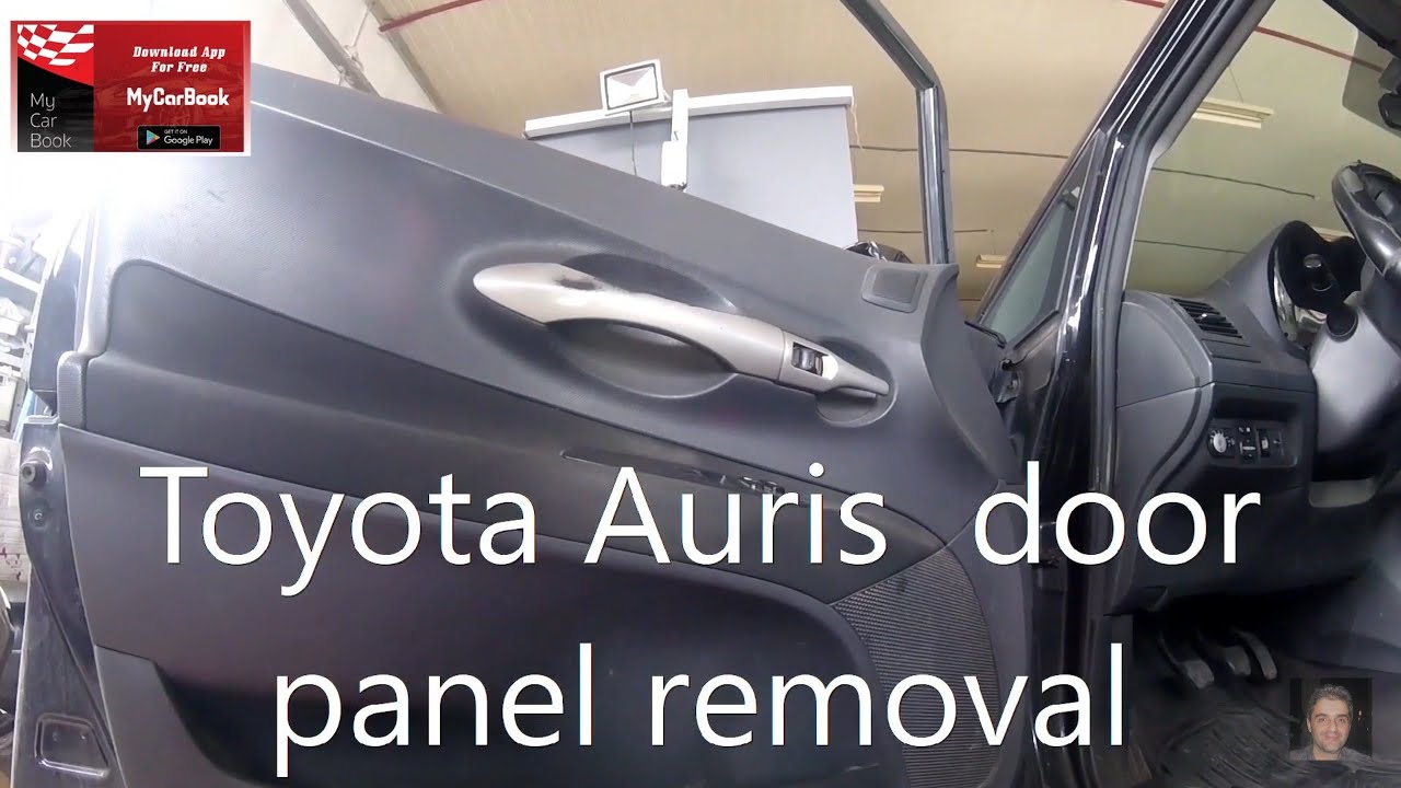 Toyota Auris  2006-2012  door panel removal