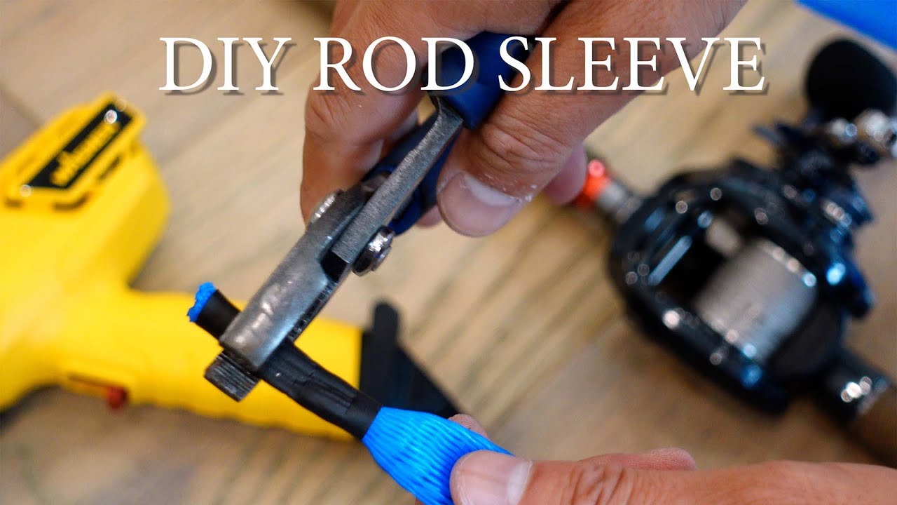 DIY Fishing Rod Sleeve Protector For Conventional Rods