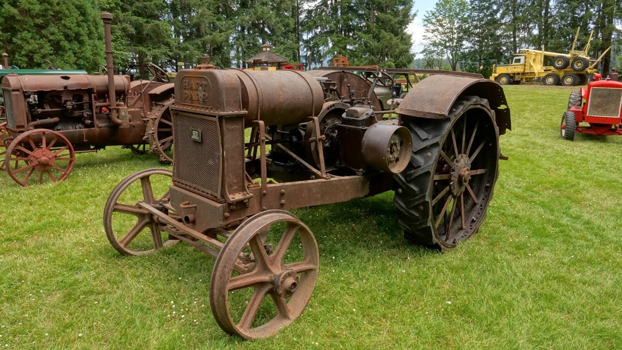 Cold Start of a 1928 18-36 Hart Parr Tractor