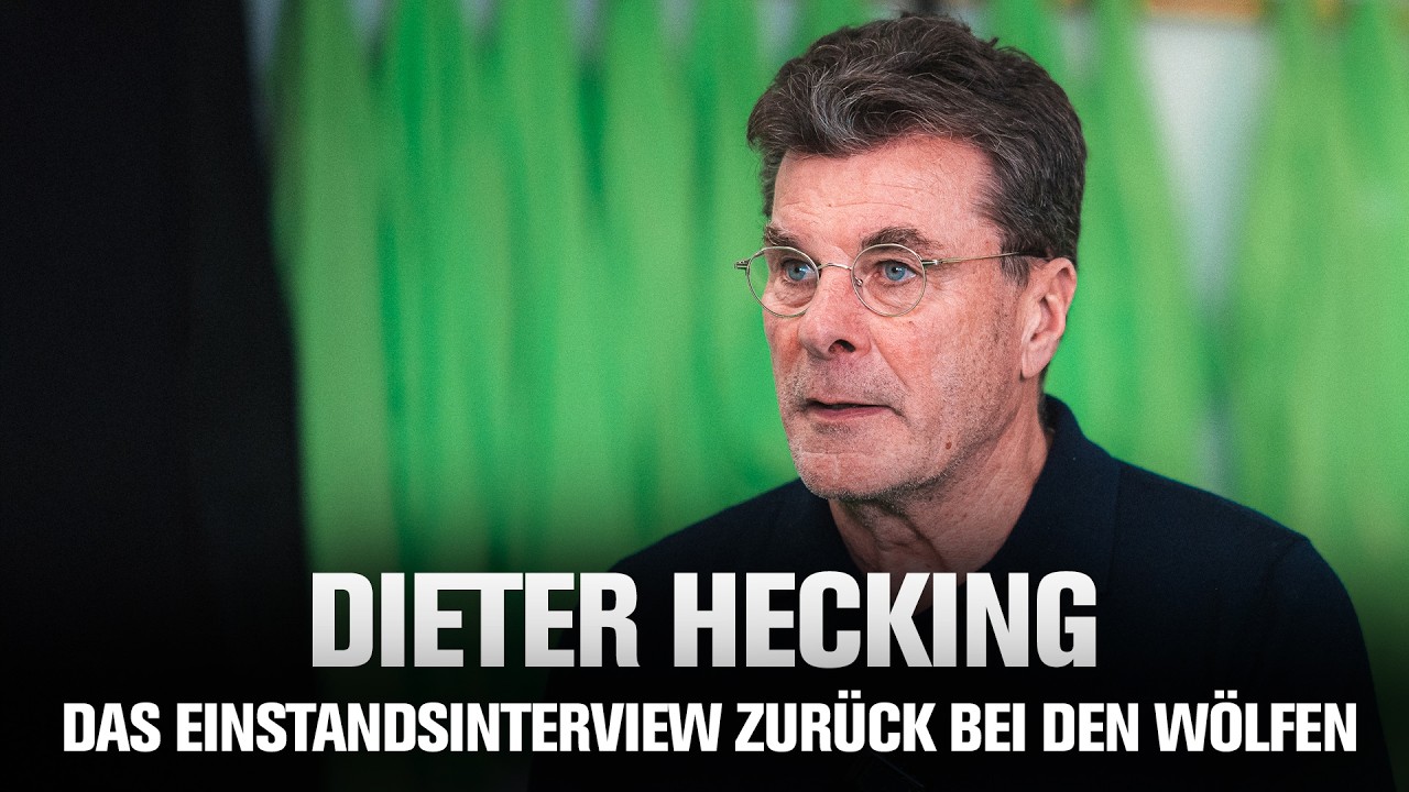 „Stabilisieren und aufbauen!“ - Dieter Hecking | Erstes Interview als neuer Cheftrainer der Wölfe 🐺