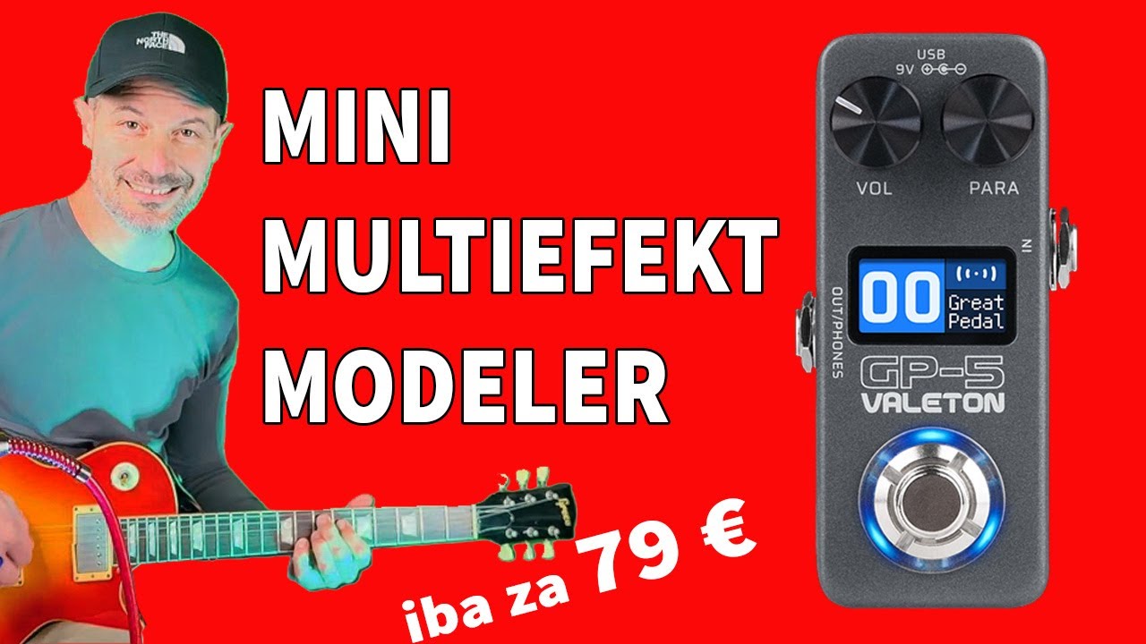🤯To fakt? Za 79 éčok a s podporou NAM - Valeton GP-5 Multiefekt/modeler