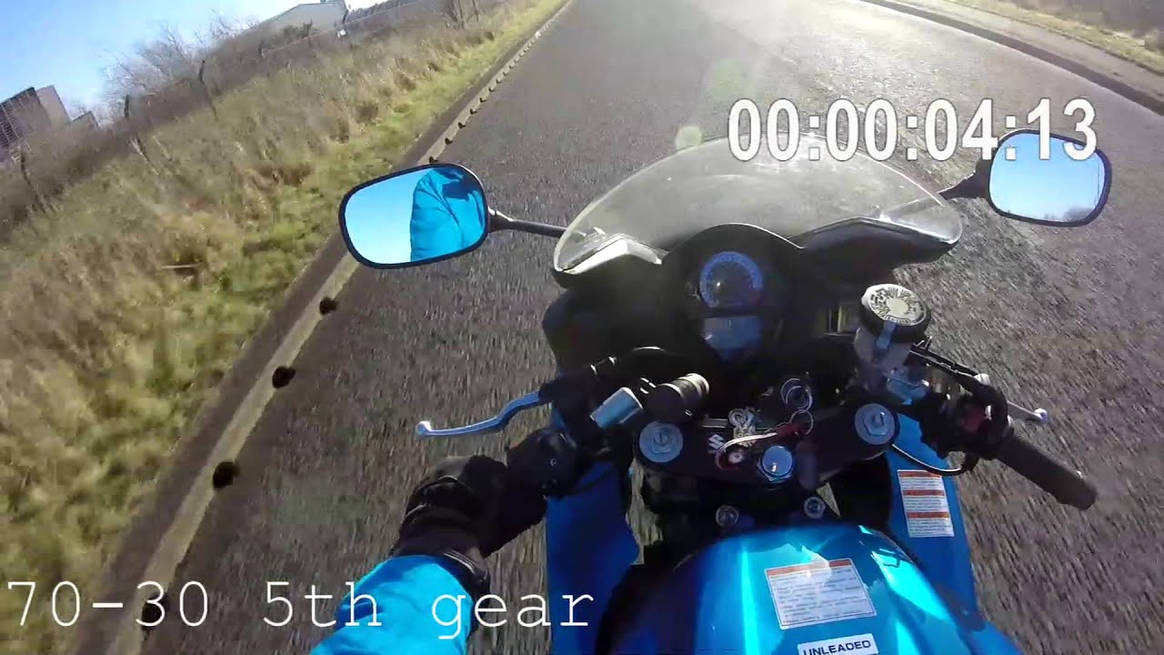 (A2 Restricted) Suzuki SV650s k6 30-70mph challenge
