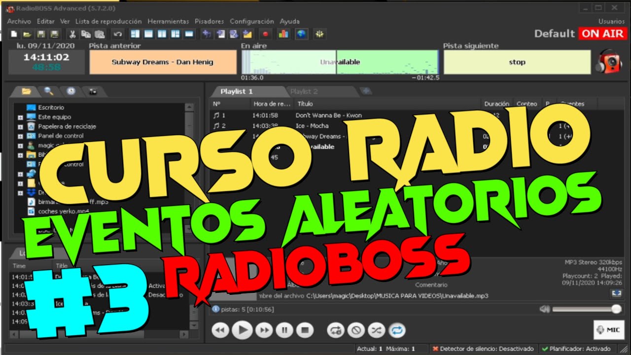 #3 EVENTOS ALEATORIOS PROGRAMADOS RADIOBOSS
