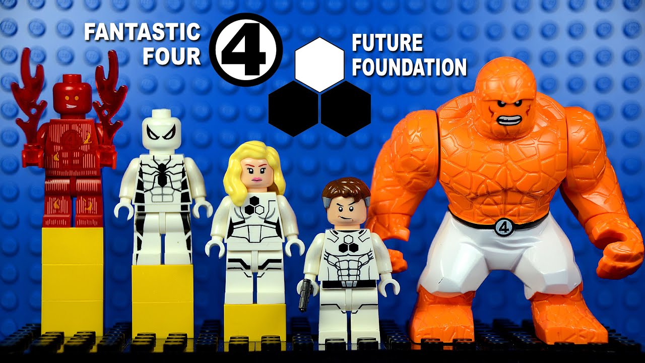 LEGO Future Foundation Fantastic Four Spiderman KnockOff Minifigures
