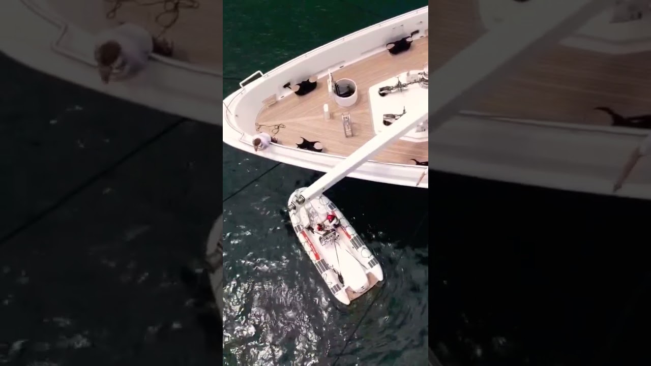 #recovery #rescue #tender #yacht #luxuryyacht #ship #boat #italy #drone #dji  #ship #castoldy