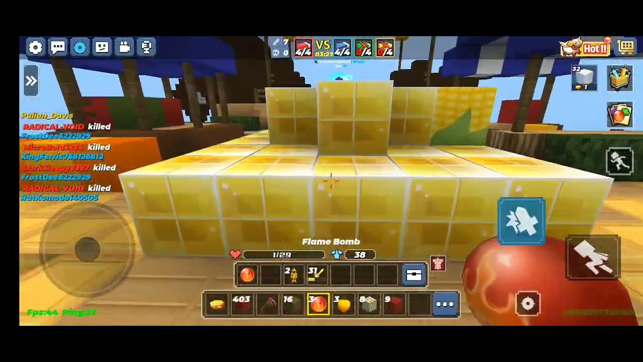 bedwars in blockman go amazing gameplay 