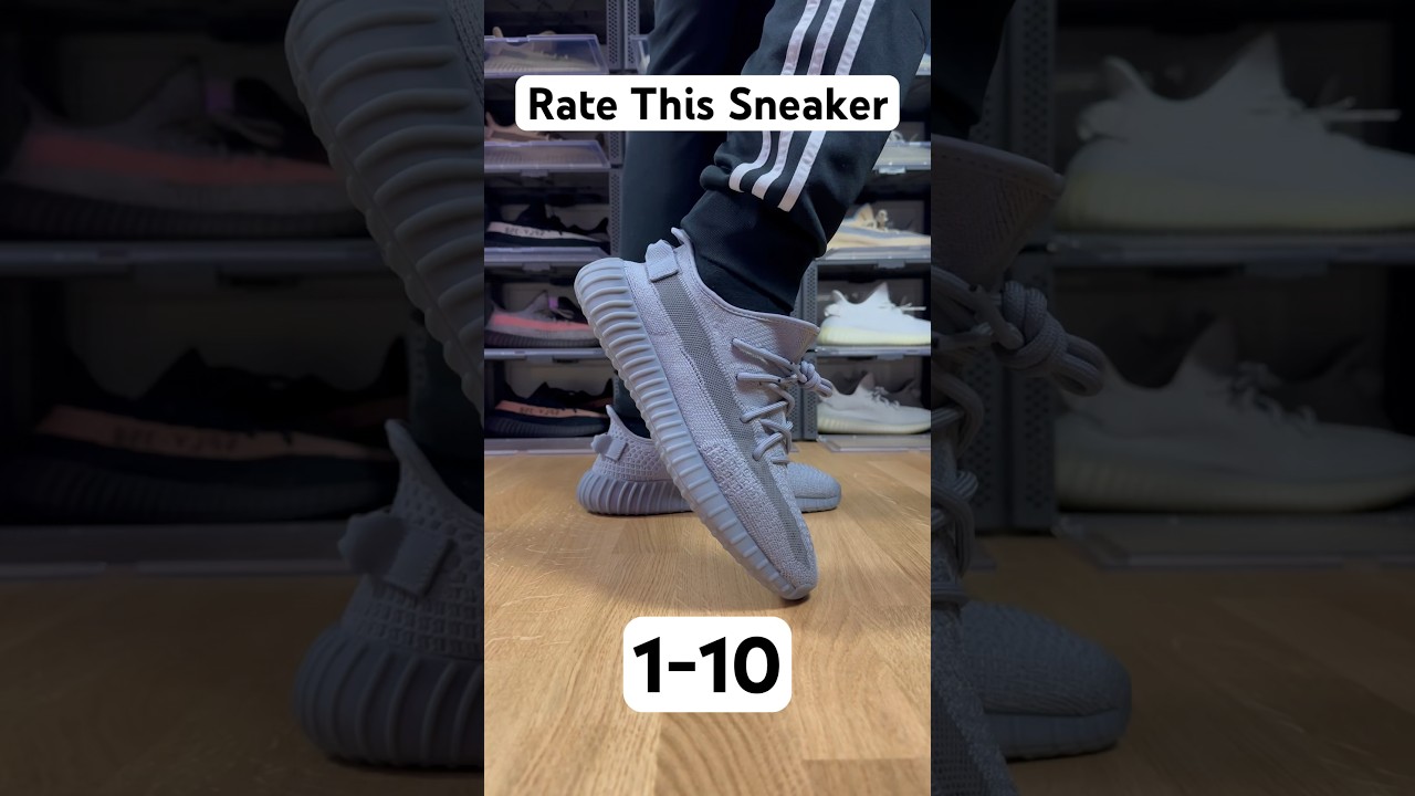 Rate this Sneaker pt.134 Adidas Yeezy Boost 350 V2 Steel Grey #shorts #yeezy #sneaker #trending