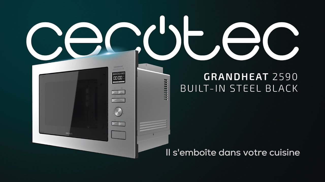 Micro-ondes GRANDHEAT 2590 BUILT-IN STEELBLACK
