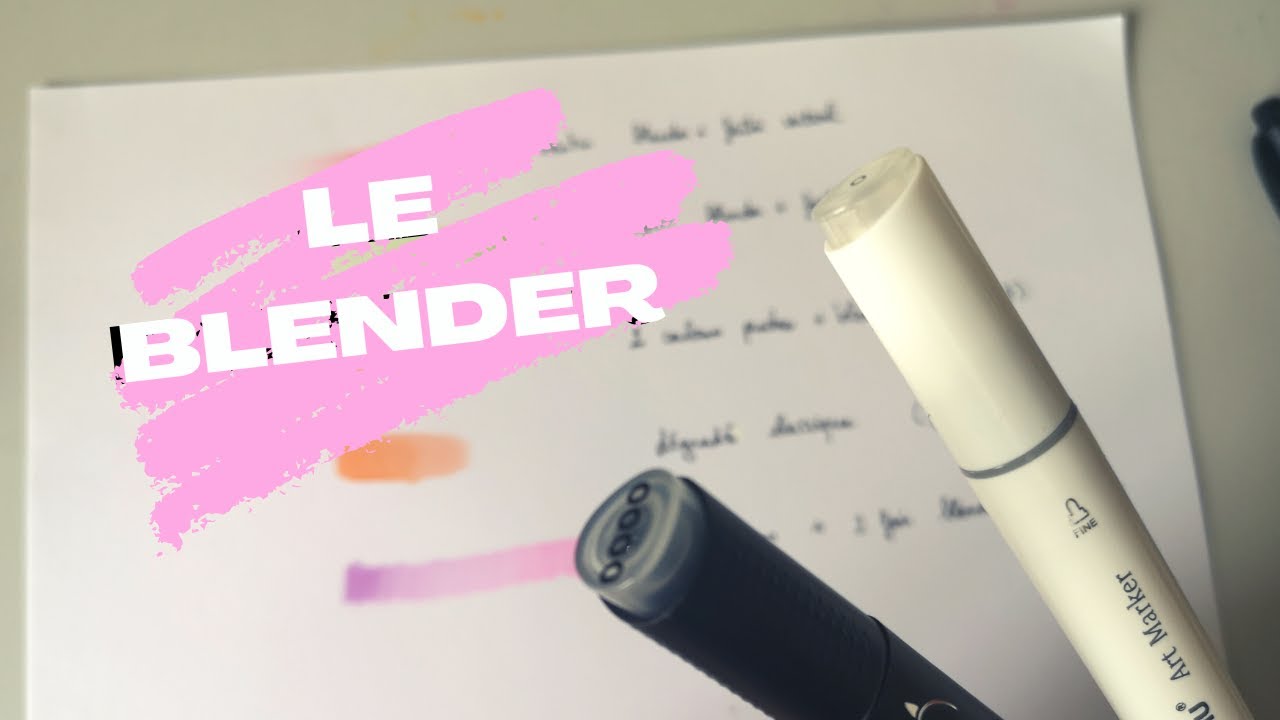 Dégradés parfaits avec les feutres à alcool : comment utiliser le blender