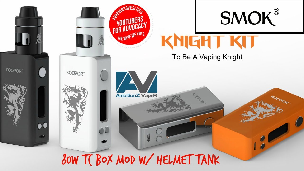 SMOK KNIGHT KIT {Koopor Mini 2 80w} Helmet Tank Review