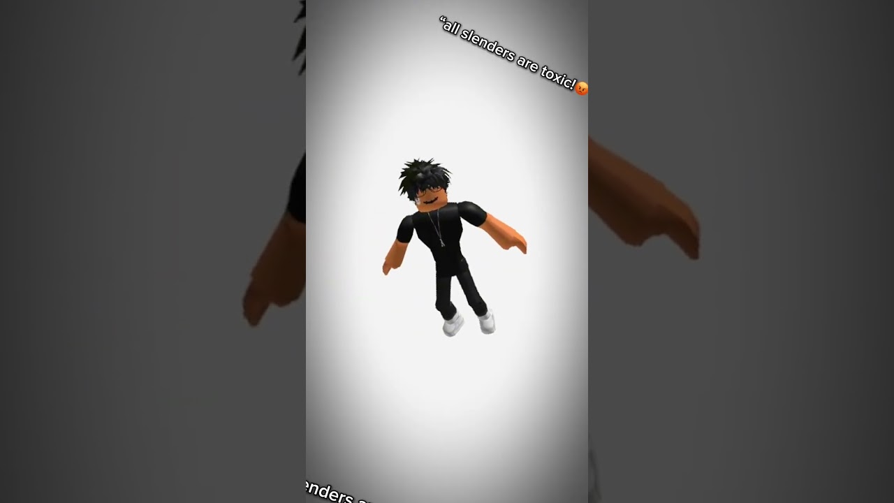 not all slenders are toxic..😔 #Roblox #sad #slender #bacon #shortsviral #greenscreen