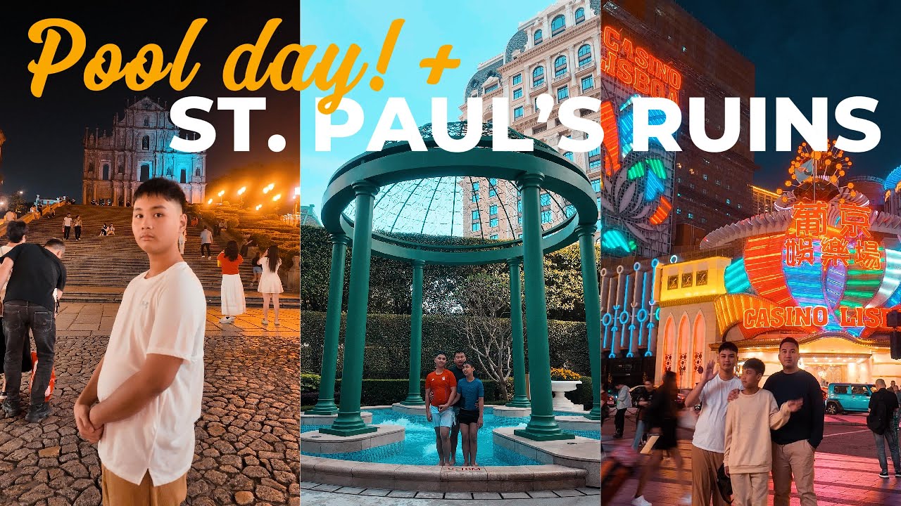 First Dip at Grand Lisboa Palace Pool + Timeless Ruins of St  Paul's!