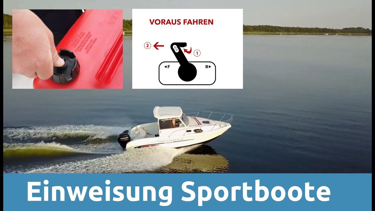 Einweisung Sportboote f&uuml;r Tagestouren