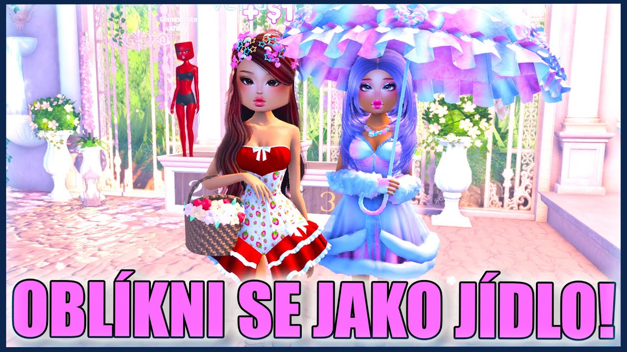 JAHODA NEBO CUKROVÁ VATA?!😍 Roblox DRESS TO IMPRESS ☆ w/‪‪@VendaliRoblox