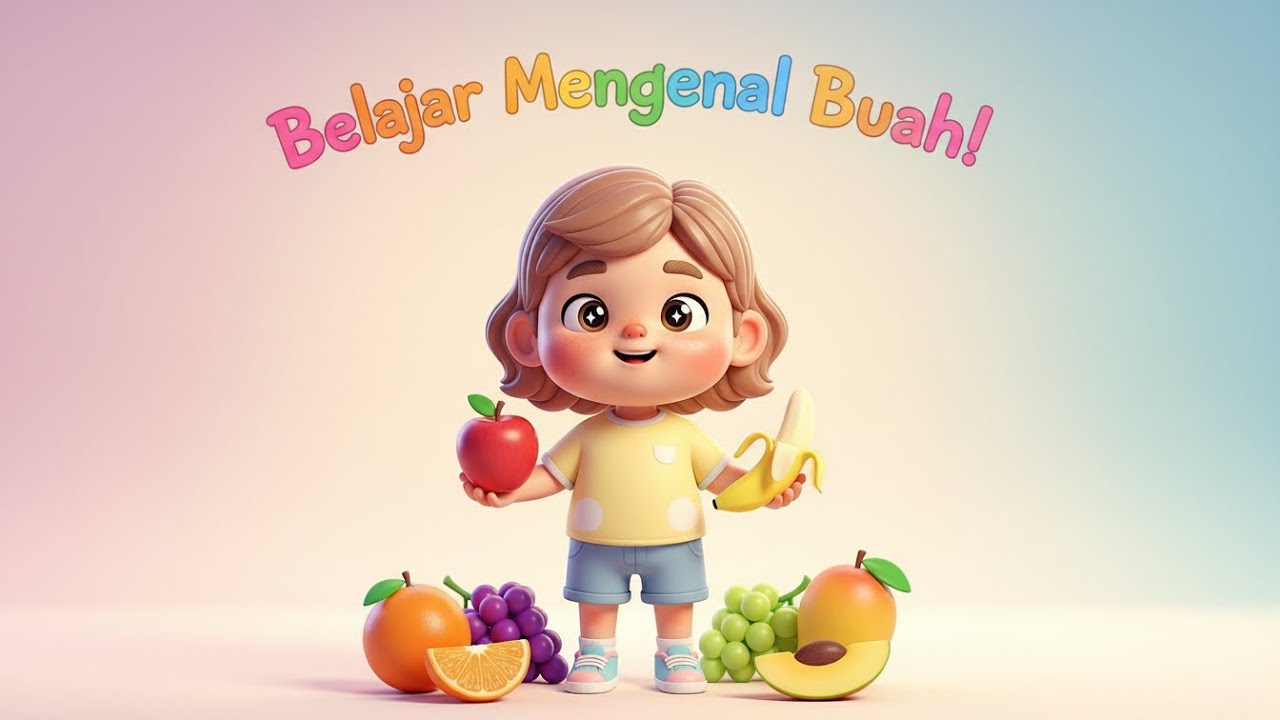 Lagu Anak Edukasi Terbaru &ndash; Belajar Mengenal Buah-Buahan | Lurnic