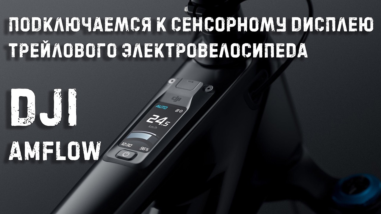 Подключаем смартфон к электровелосипеду dji amflow