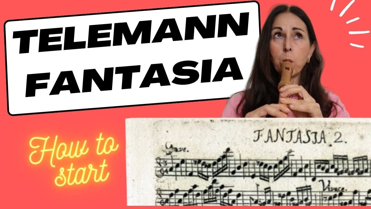 Telemann Fantasien für Blockflöte - wie beginne ich? |#verasblockflötenkanal