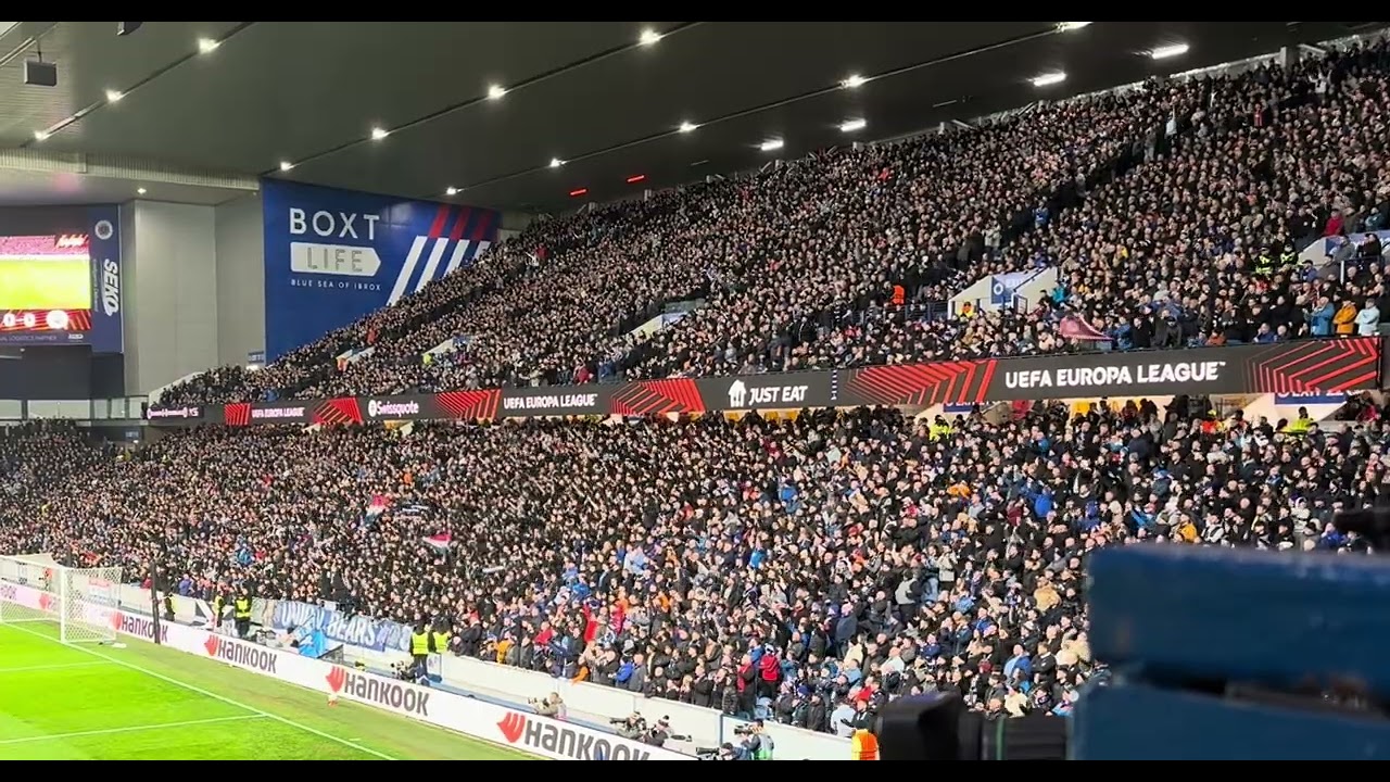 Rangers fans serenade the Europa League with Ibroxonia 🎶