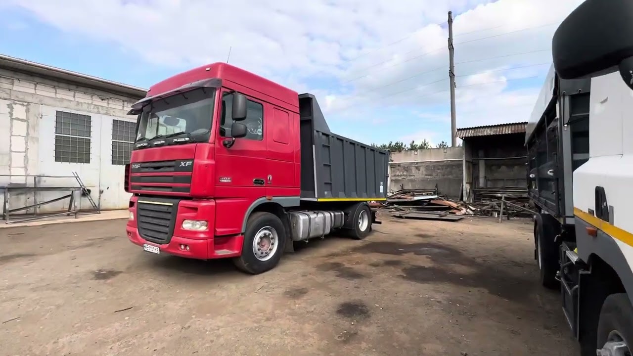 Переобладнання тягача в самоскид. DAF CF. Кращий автомобіль для сільського господарства.