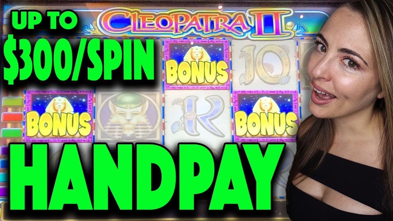 Up To $300/SPIN HANDPAY JACKPOT on CLEO 2 Slot Machine!