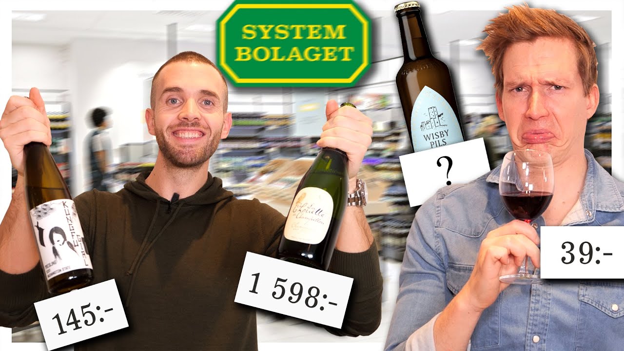 Dyrt VS billigt på Systembolaget! Kan vi känna skillnad?