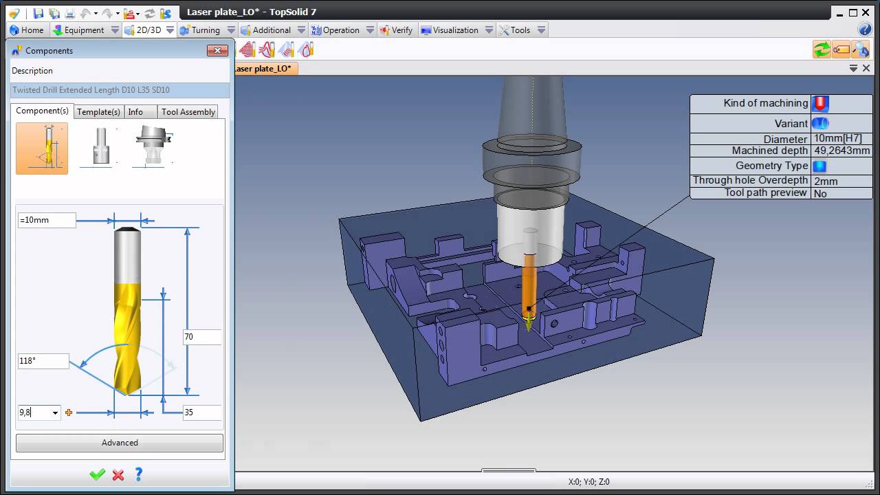 TopSolid'Cam 7: Automatic Hole