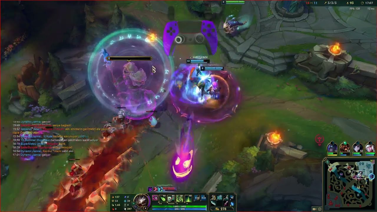 Demo: LoL with Gyro (Gamepad) - Emerald, Kog'Maw