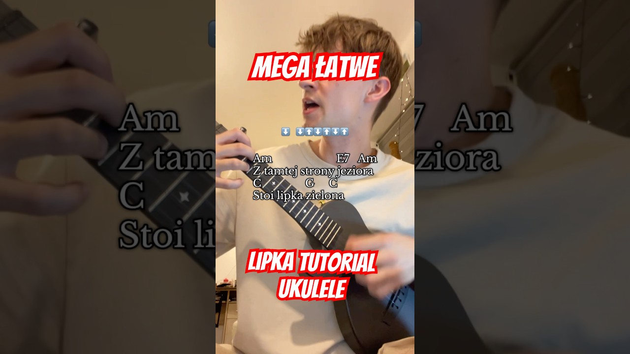 Jak zagrać &bdquo;Lipka&rdquo; na ukulele? #lipka #ukulele #tutorial