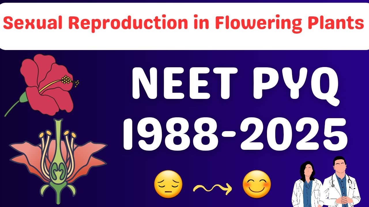 Sexual reproduction in flowering plants class 12 one shot neet pyq