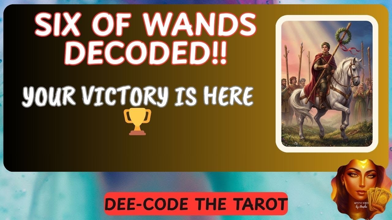 6 of Wands Tarot Meaning 🔮 Success, Recognition & Hidden Truths Explained✨ #TarotReading #tarottips