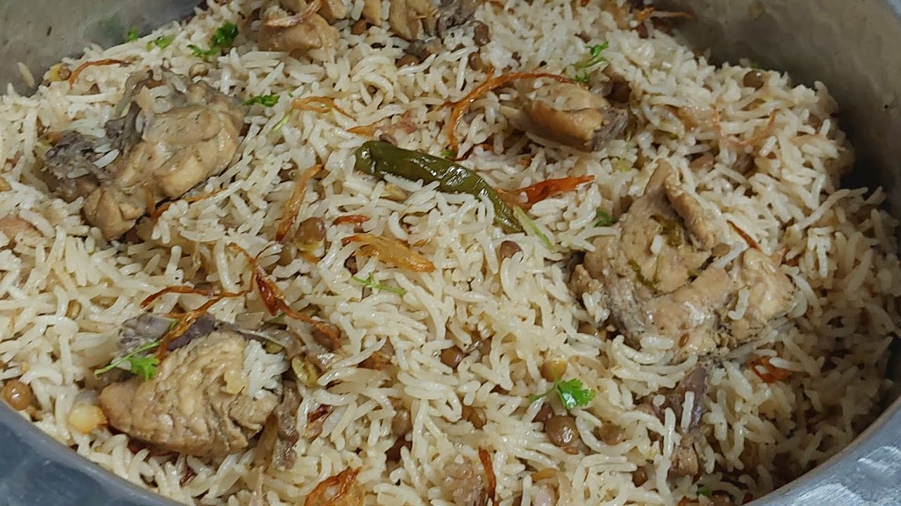 1 Kg Chicken Masoor Pulao | Sabut Masoor Pulao Recipe | White Chicken Pulao @MahaRecipeOfficial