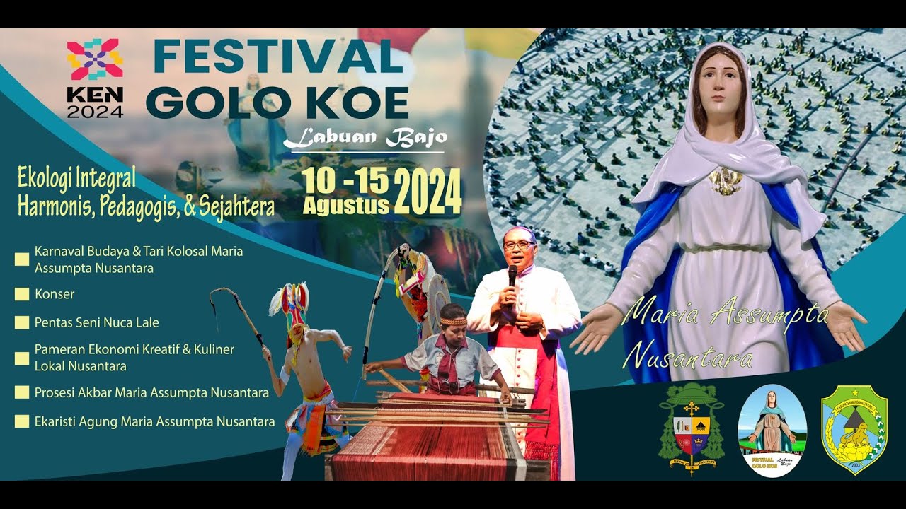 Festival Golo Koe 2024: Misa Agung Maria Diangkat ke Surga dan Penutupan