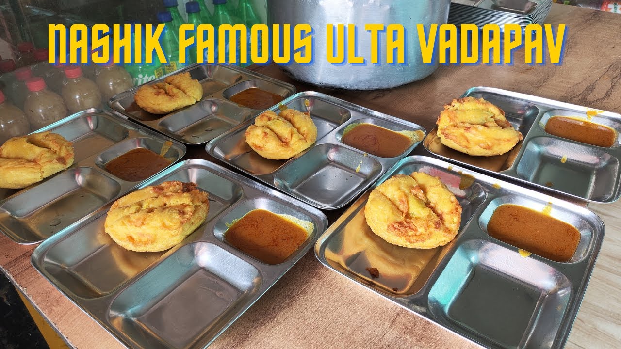 Nashik Famous Ulta Vada Pav | Pav Inside Vada | Indian Street Food
