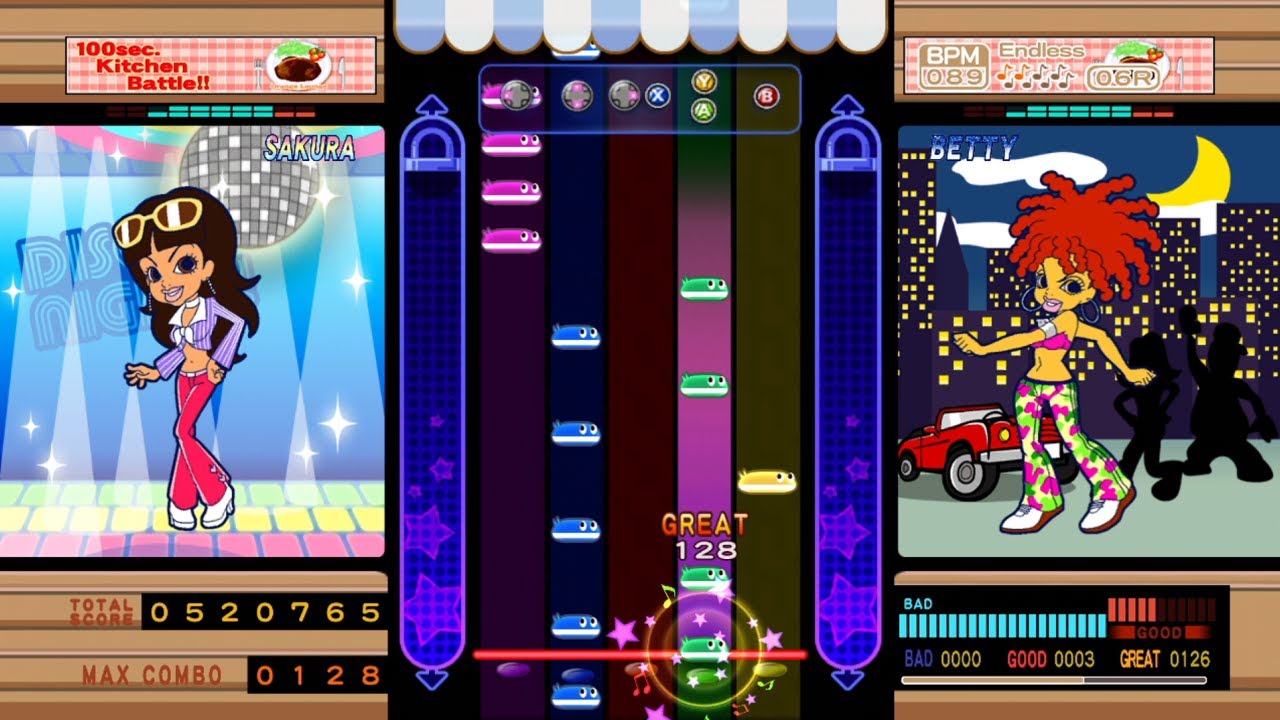XBOX360版ポップンでエンドレスモード攻略[Beat'n Groovy]