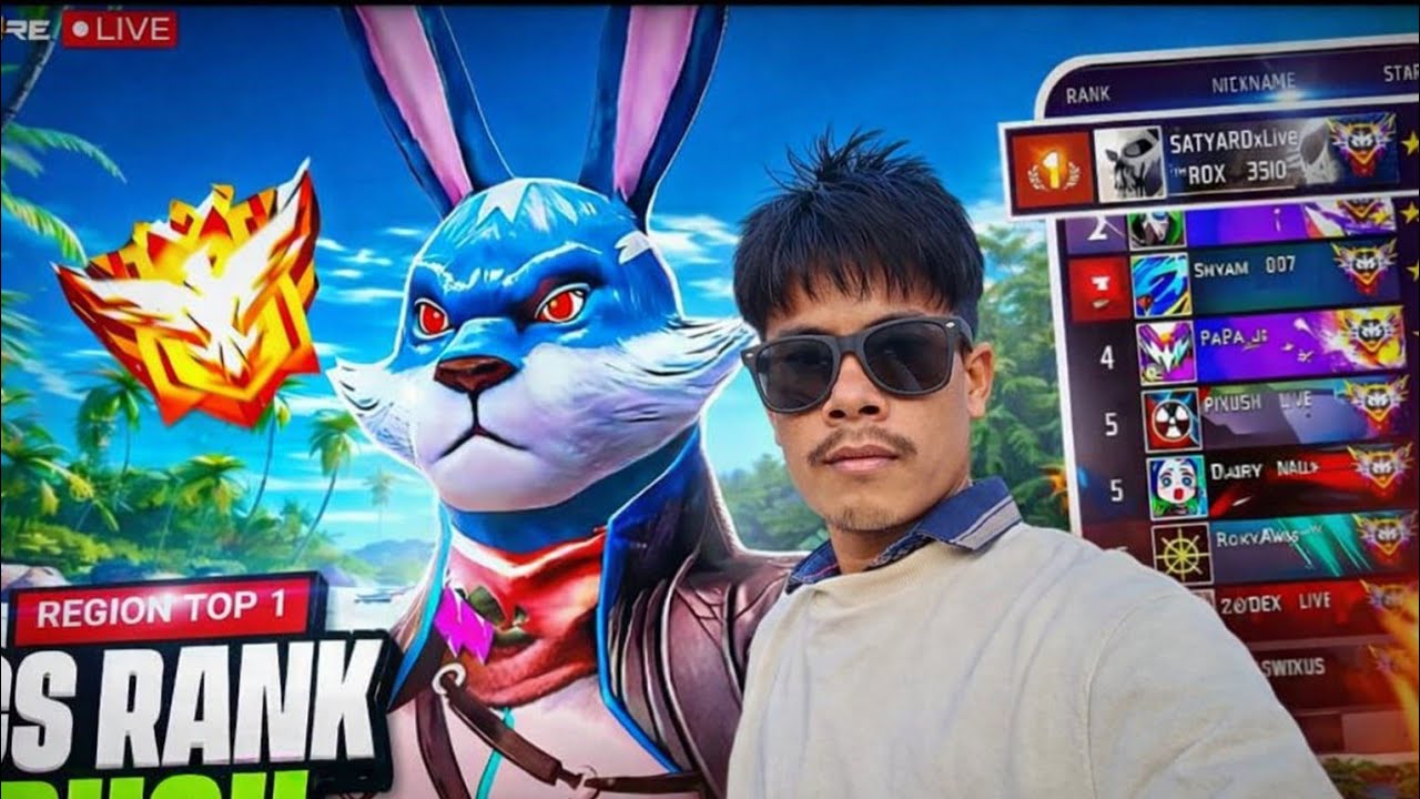 FREE FIRE LIVE 🔴 | Road to Grandmaster Rank Push!