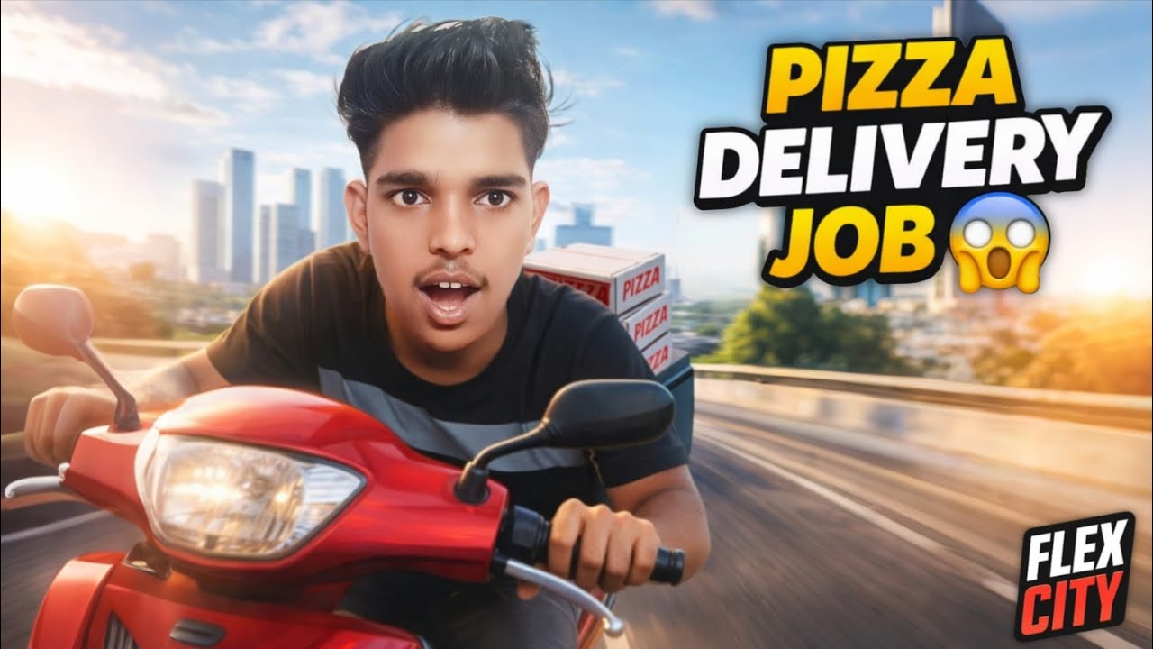 Pizza Delivery Job 😱 | Flex City Gameplay | First Day Gone Wrong!