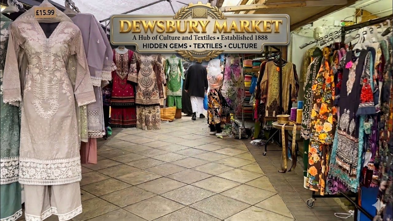 DEWSBURY MARKET TOUR 🛍️