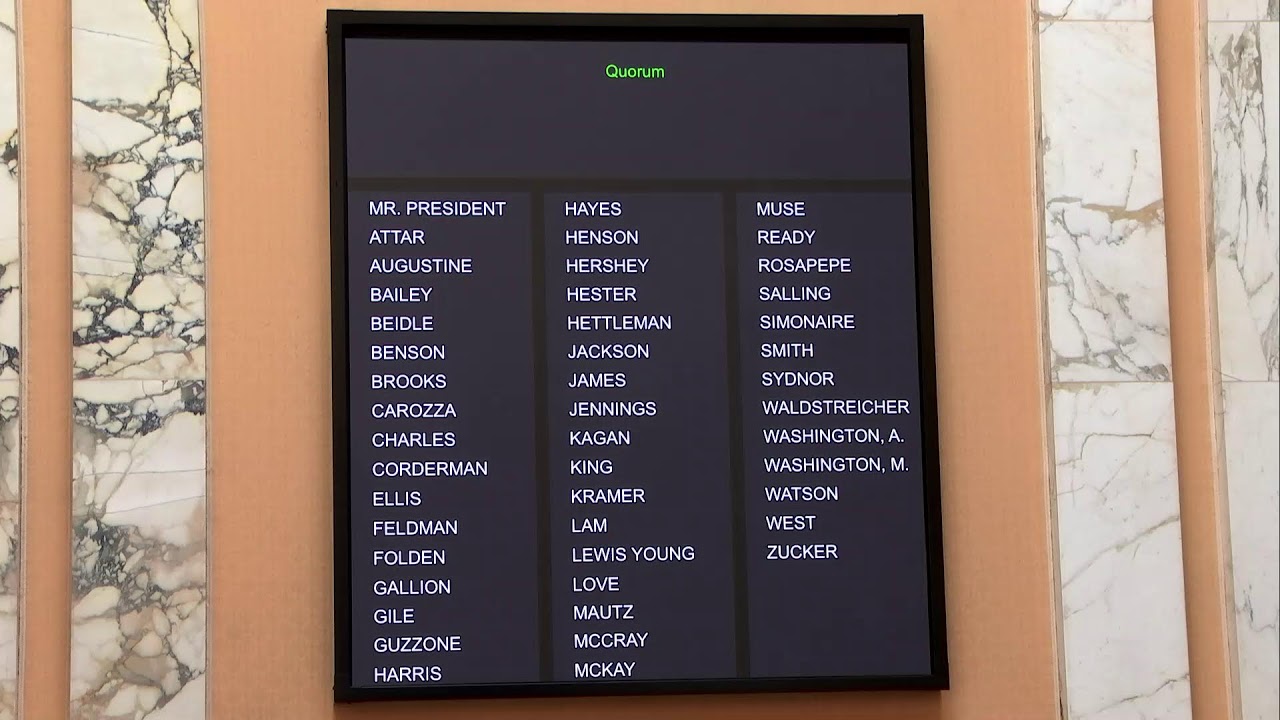 Senate Floor Session, 3/19/2026 #1