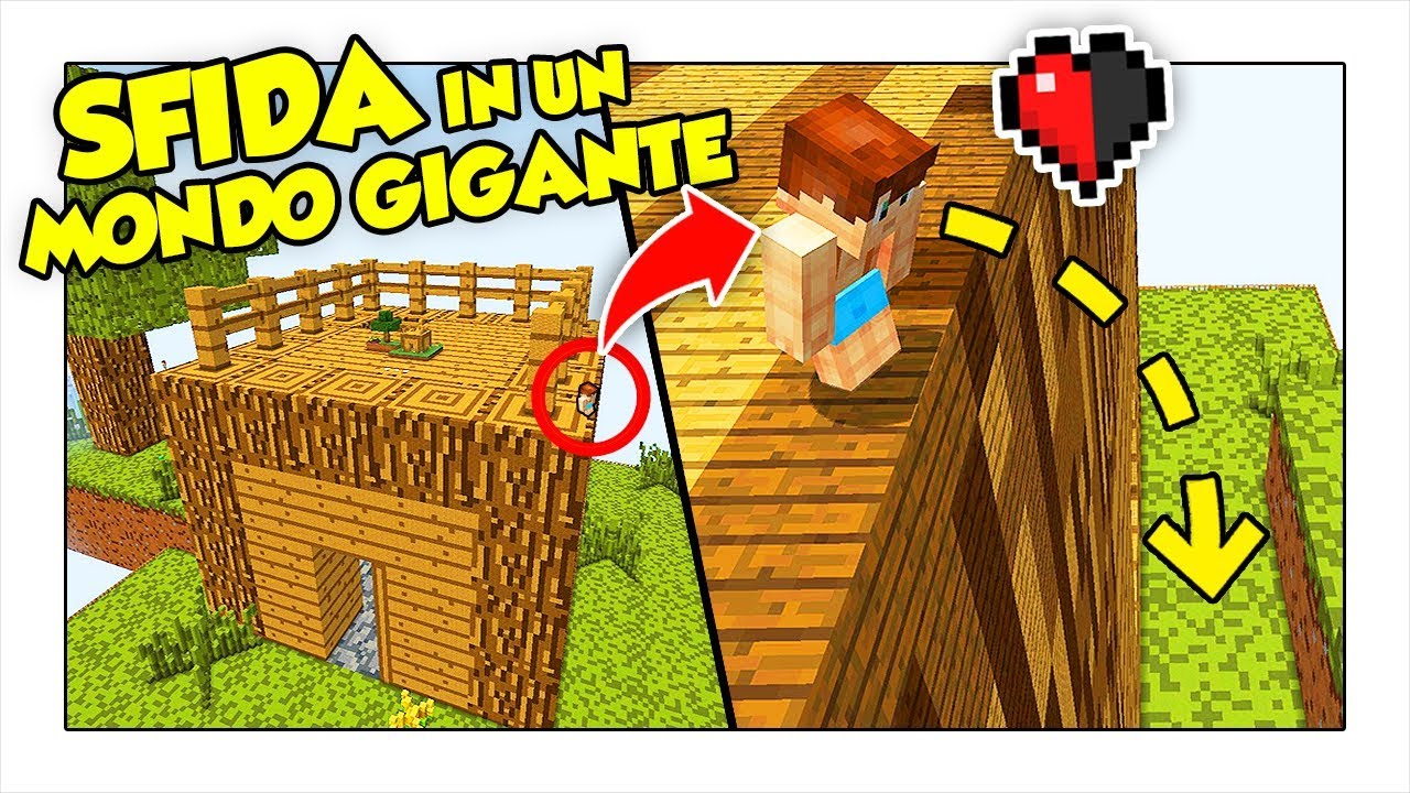 PICCOLISSIMI E CON MEZZO CUORE IN UN MONDO GIGANTE! - Minecraft ITA