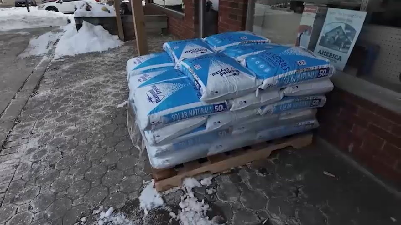NJ towns face salt shortage ahead of weekend snow storm