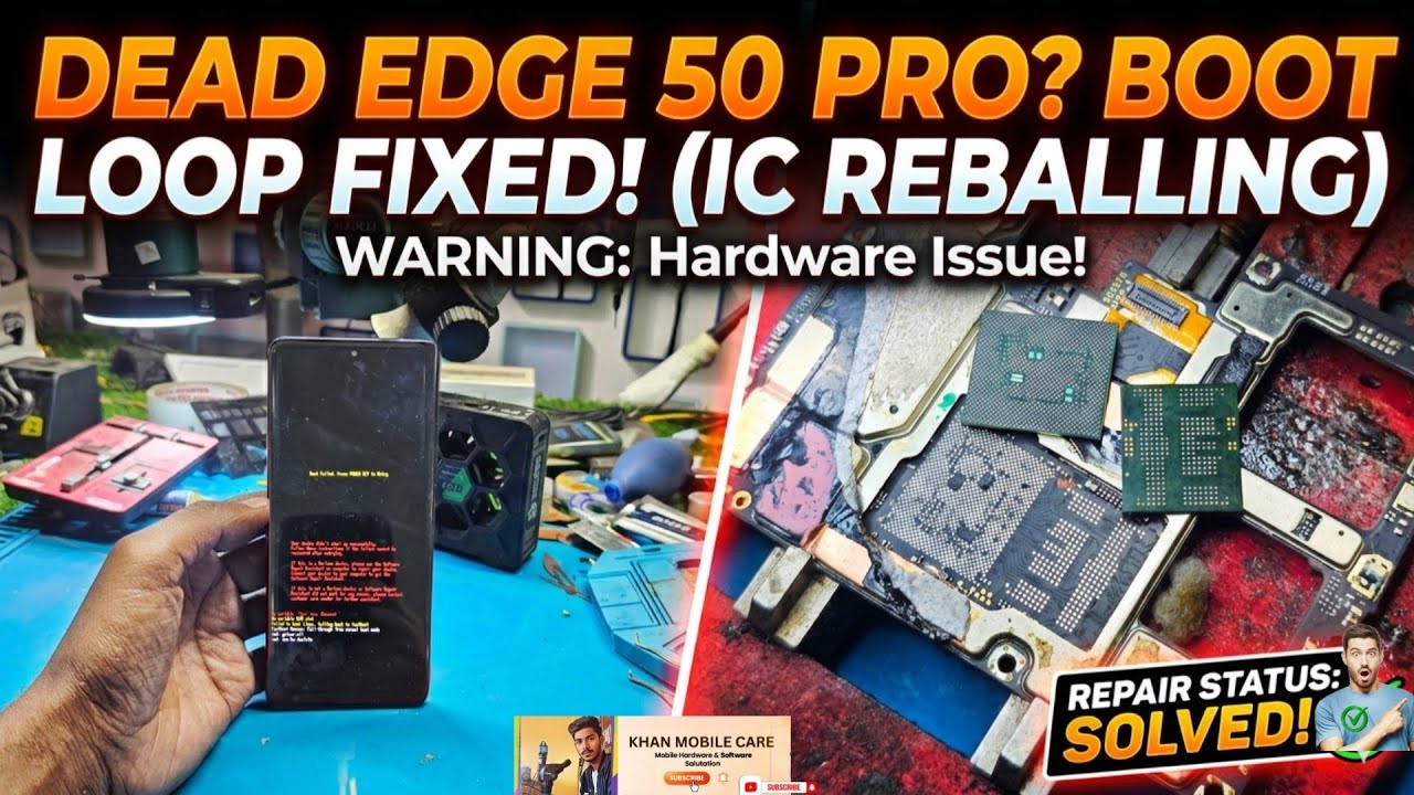Motorola edeg50 pro Boot Failed Fix | CRITICAL BOOT FAILURE @KHANMOBILECARE 