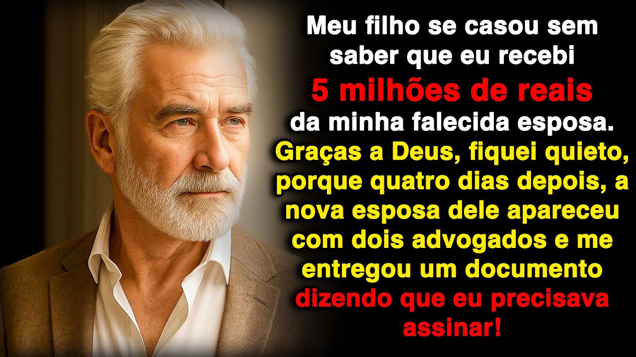 Meu filho se casou e não faz ideia de que recebi a herança de 5 milhões de reais – Graças a Deus