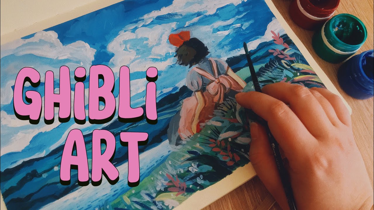 уютно заполняем скетчбук под Хаяо Миядзаки | ghibli art
