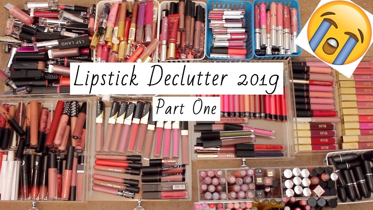 Lipstick Declutter 2019 | Part One | Makeup Collection | AmberElainexox