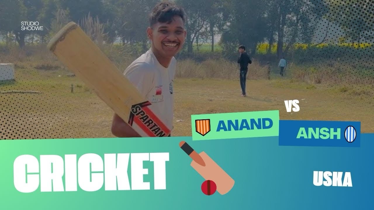 Anand vs Ansh 😈🔥 | Gully Cricket Match | Full Entertainment 🏏