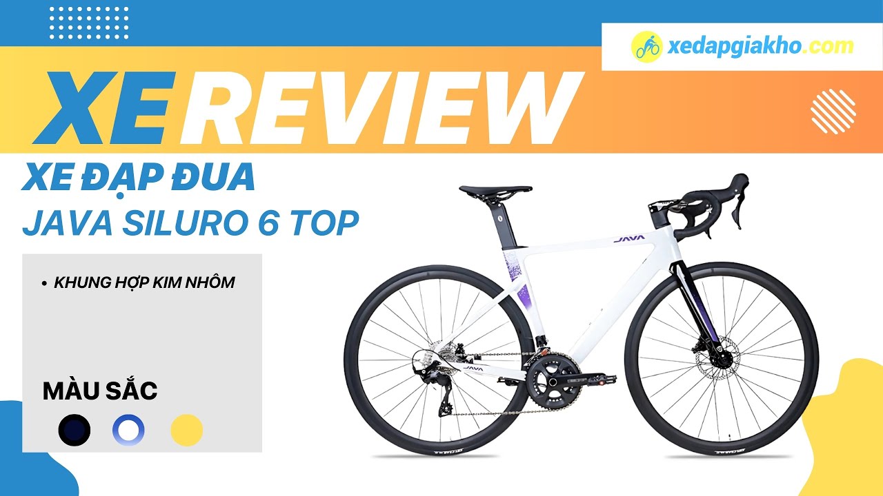 Review - Đánh Giá Xe Đạp Đua Java Siluro 6 Top | SKU: 6topS | XDGK