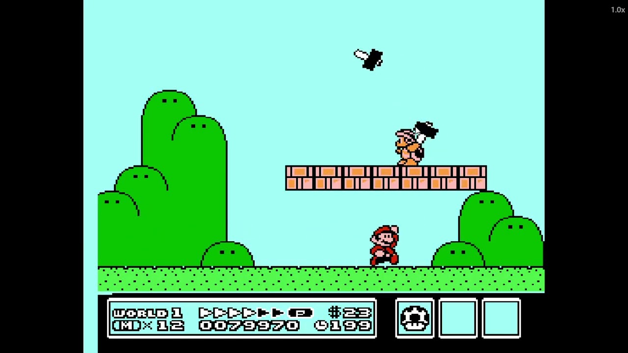 completando super mario bros 3 ahora 1er mundo...