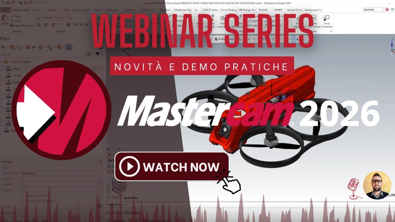 MASTERCAM 2026 Novità e Demo Pratiche | WEBINAR